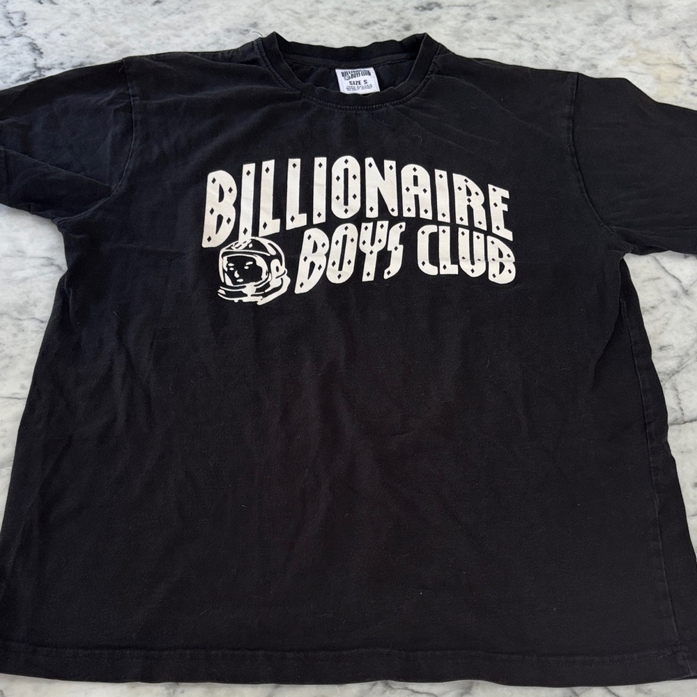 Billionaire Boys Club Black Tee with White Logo